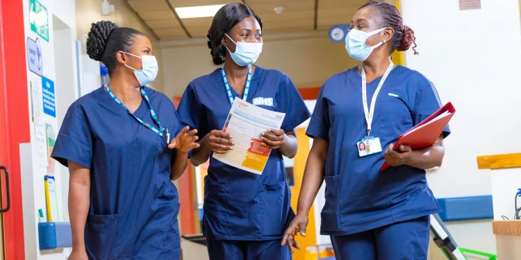 Nigerian nurse in UK
