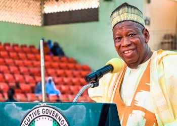 The National Chairman of the ruling All Progressives Congress (APC), Abdullahi Umar Ganduje