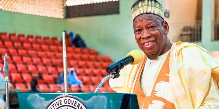 The National Chairman of the ruling All Progressives Congress (APC), Abdullahi Umar Ganduje