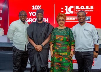 L-R ; Sam Obafemi CEO CERCA AFRICA, Othman Abdulrasheed Convener BOSS SUMMIT, Mrs Angela Ajala CEO LADELA group, Ezekiel Solesi CEO LIMBSimple