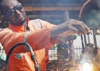 The Nigerian professor who makes more money welding