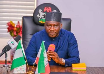 The governor of Adamawa State, Ahmadu Umaru Fintiri,