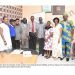 Representative of the Vice-Chancellor and DVC, Academic, Prof. Olukayode Akinyemi (Middle), and the Ag. Registrar, Mrs. Oluwatoyin Dawodu (3rd Right) with the Ogun State Chapter of ANA Executives after the meeting