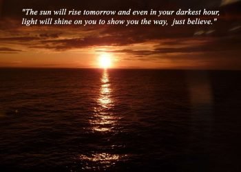 Your Sun Will Shine Again!