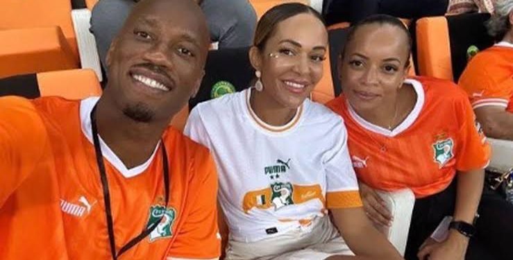 New Didier Drogba’s ‘wife’ stole the show at AFCON final