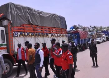 EFCC Arrests 21 Food-loaded Trucks going To Neighbouring Countries