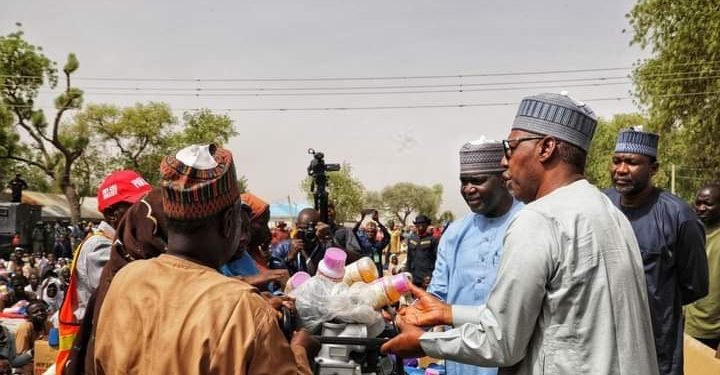 Zulum unveils 90 HP capacity solar irrigation pump station in Borno