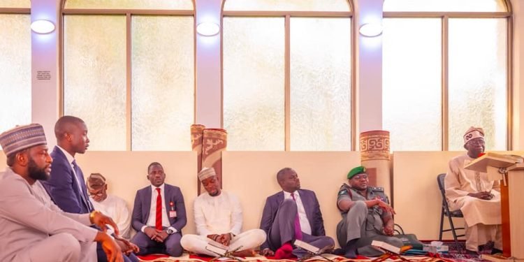 Tinubu attends Tafsir at Villa, urges Muslims to pray for peace, stability