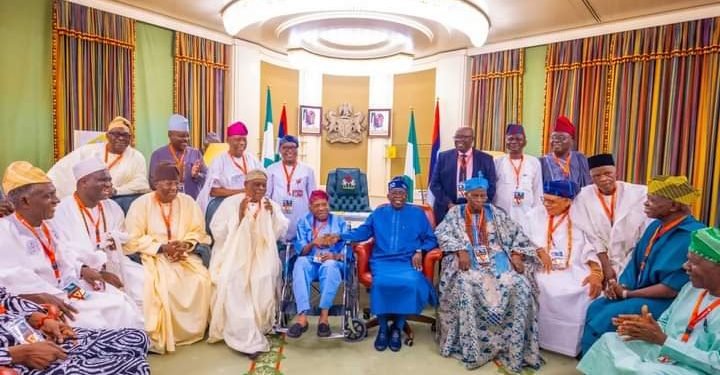 Tinubu receives Afenifere, says FG’ll overcome economic, security challenges