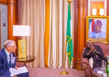 Tinubu meets Bill Gates, says Nigeria is using technology to fight corruption