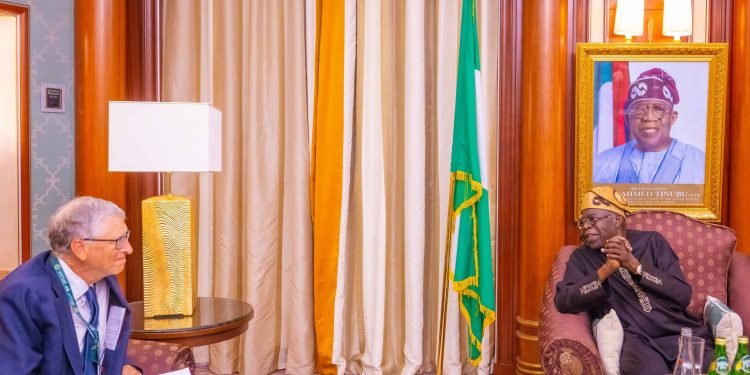 Tinubu meets Bill Gates, says Nigeria is using technology to fight corruption