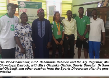 FUNAAB Honours Nigeria's Sprinter with Scholarship