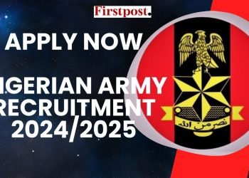 apply Now NIGERIAN ARMY RECRUITMENT 2024/2025