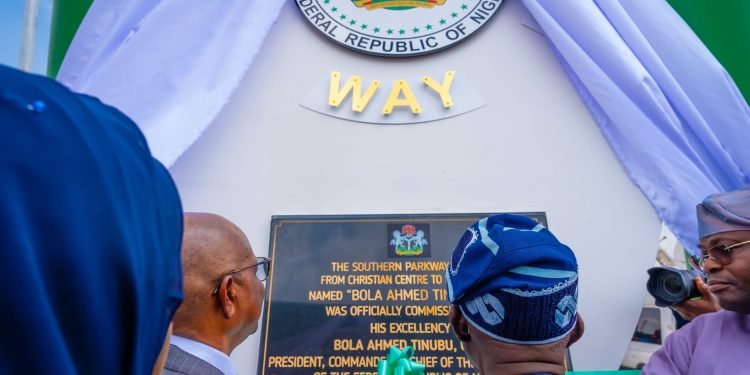 Tinubu inaugurates FCT’s Southern Parkway, says investments in infrastructure will be sustained