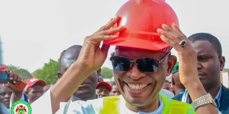 Mega City: Gov. Yusuf Lays Foundation of 15 Billion Naira Inter Change Bridge in Kano