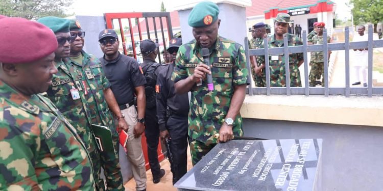 COAS Commissions 401 Special Forces Brigade Remodeled Medical Centre In Makurdi