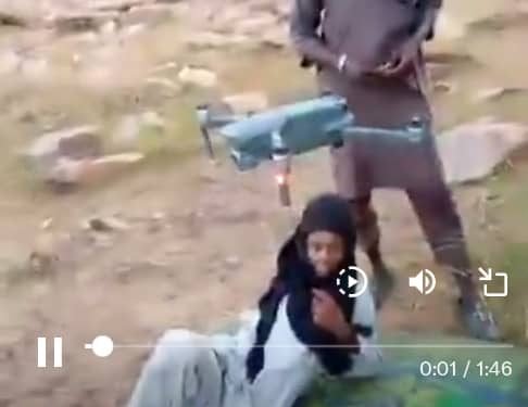 Bandits Spotted Flying Drone At Unknown Location