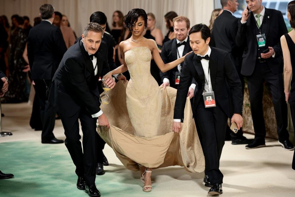 Tyla attends the 2024 Met Gala Celebrating 'Sleeping Beauties