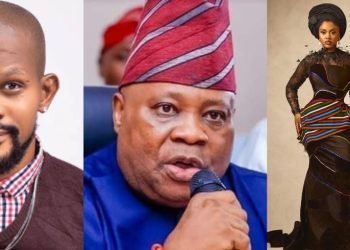 Uche Maduagwu calls out Governor Adeleke for abandoning official duties to attend Davido wedding