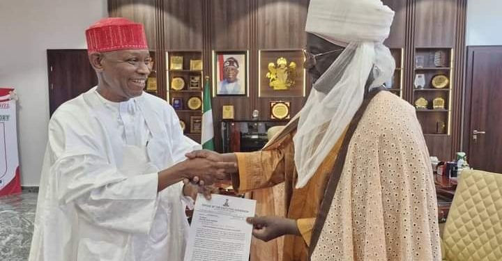 Reinstated Emir of Gaya Receives Appointment Letter from Kano Governor