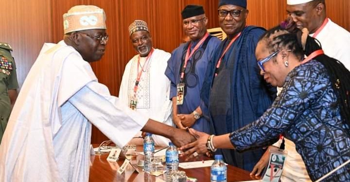 I’m here to work not to look for money  – Tinubu