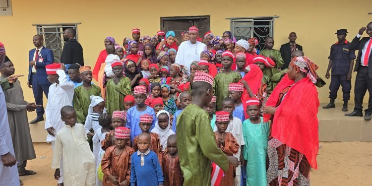 You’re now my children, Gov. Abba says as he adopts 95 orphans