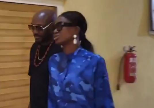 2face Idibia Arrives Edo Gov Poll Tribunal With Fiancee Natasha